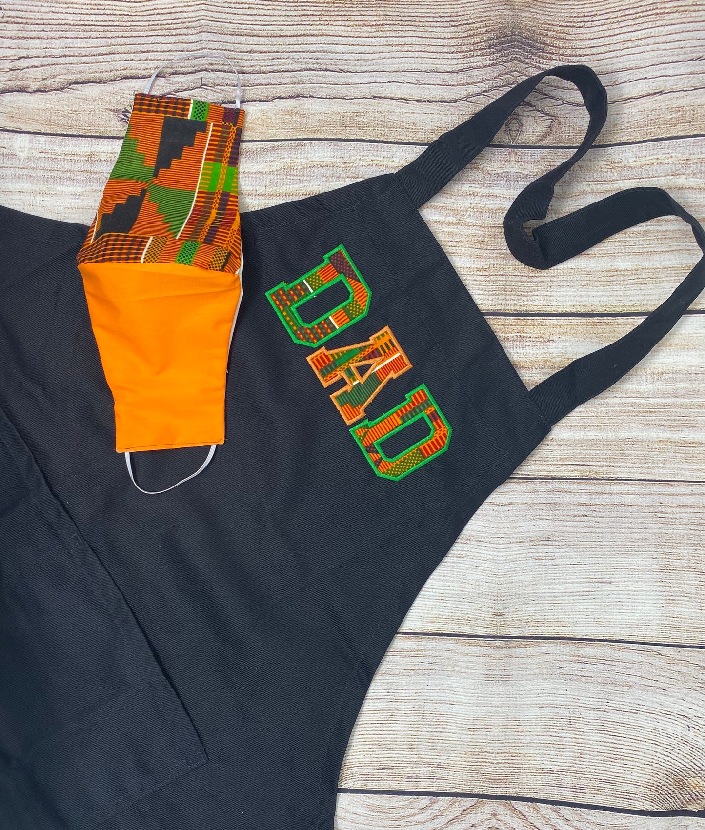 Kente Dad apron