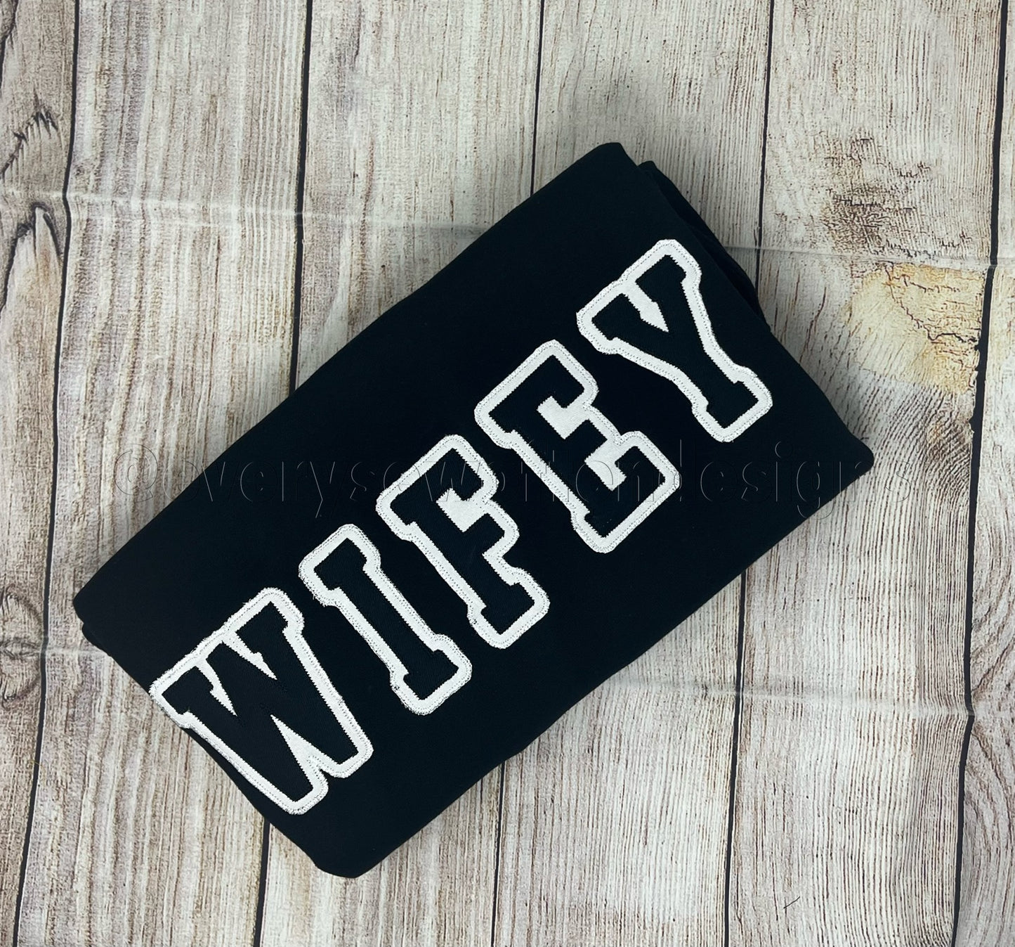 WIFEY Embroidered Sweatshirt