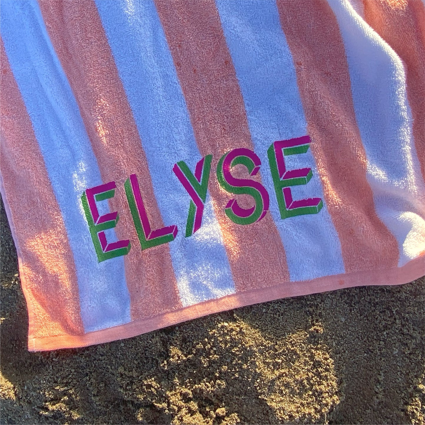 Cabana striped towels