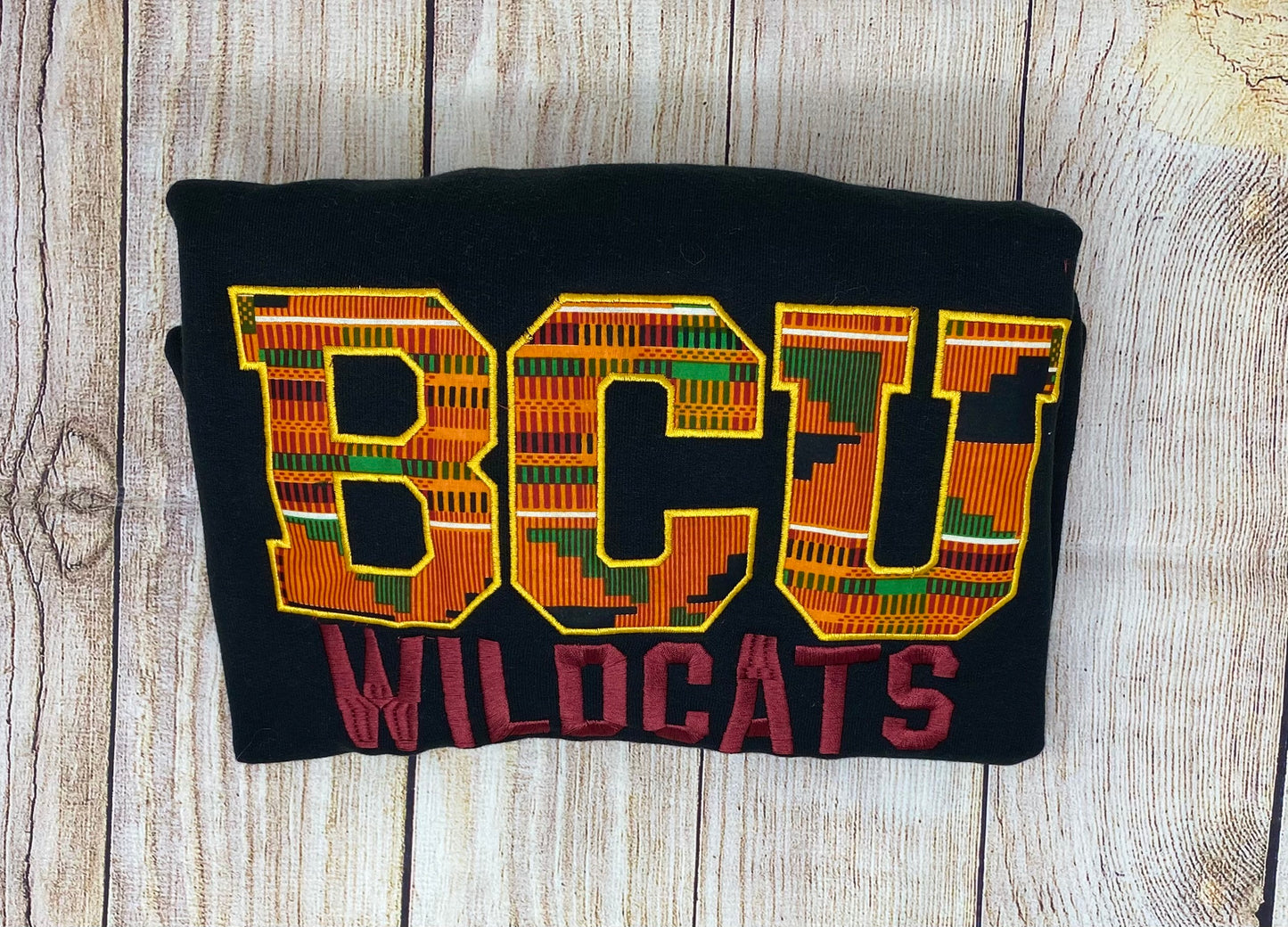 Bethune Cookman inspired Kente Sweatshirt