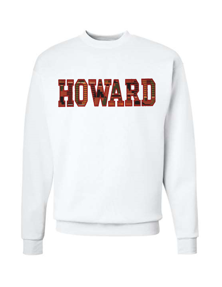 Howard inspired Kente Sweatshirt