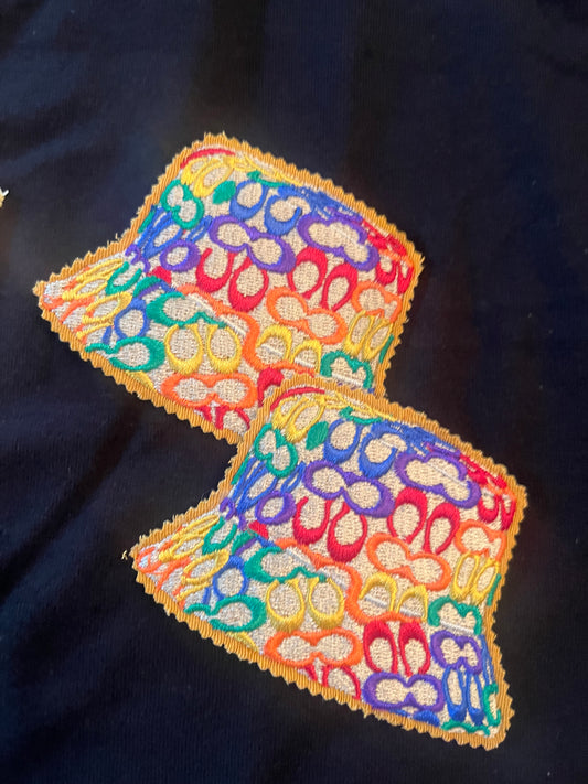 COACH Rainbow Bucket Hat Patch