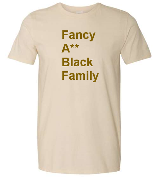 Fancy A** Black Family