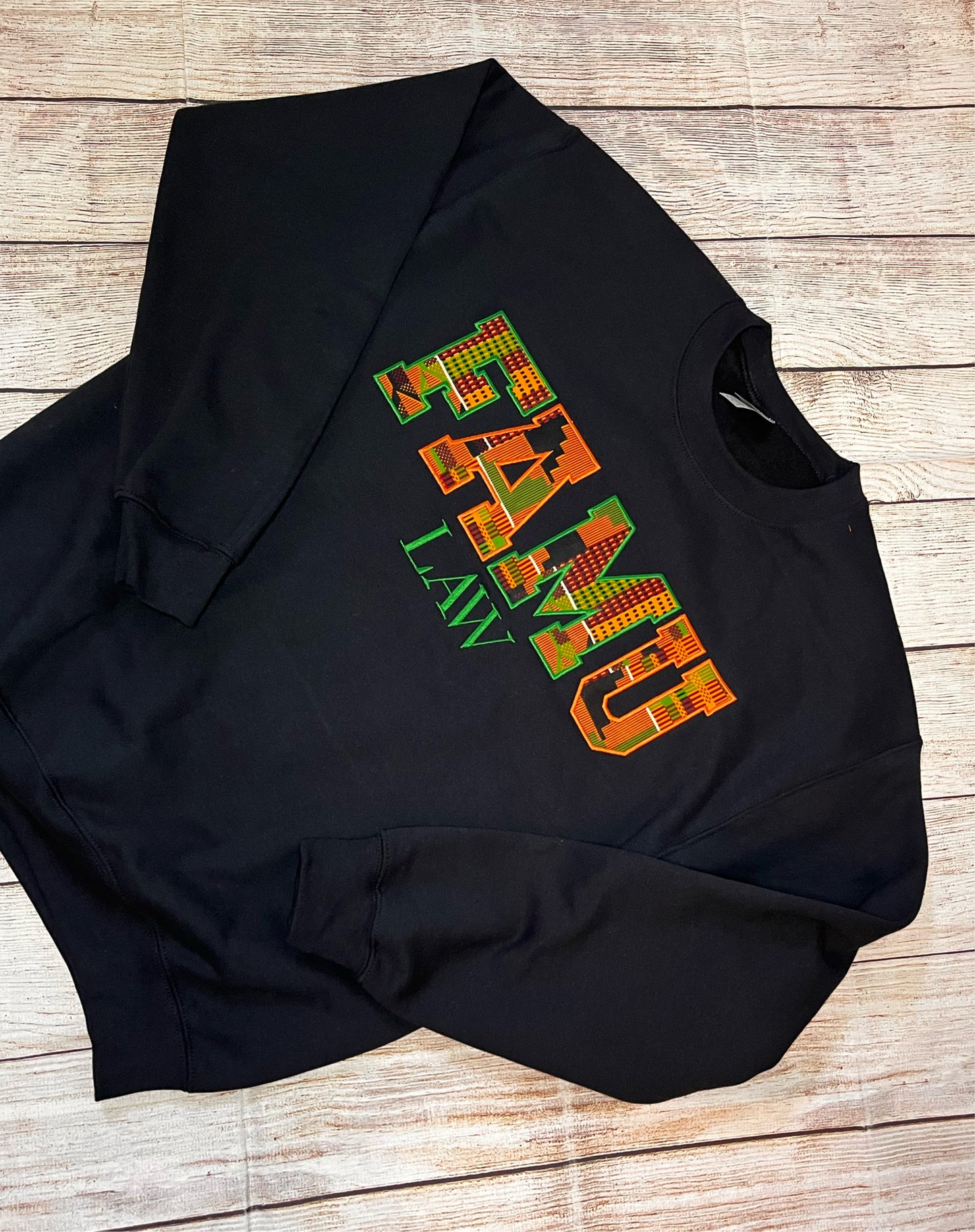 FAMU LAW inspired Kente Sweatshirt