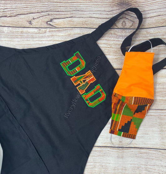 Kente Dad apron