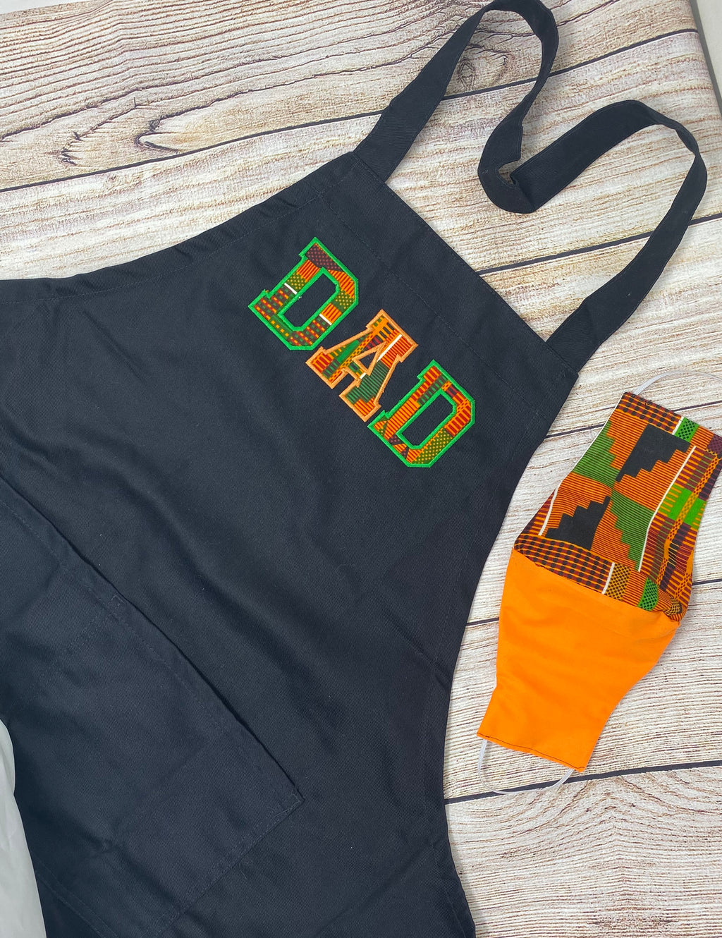 Kente Dad apron