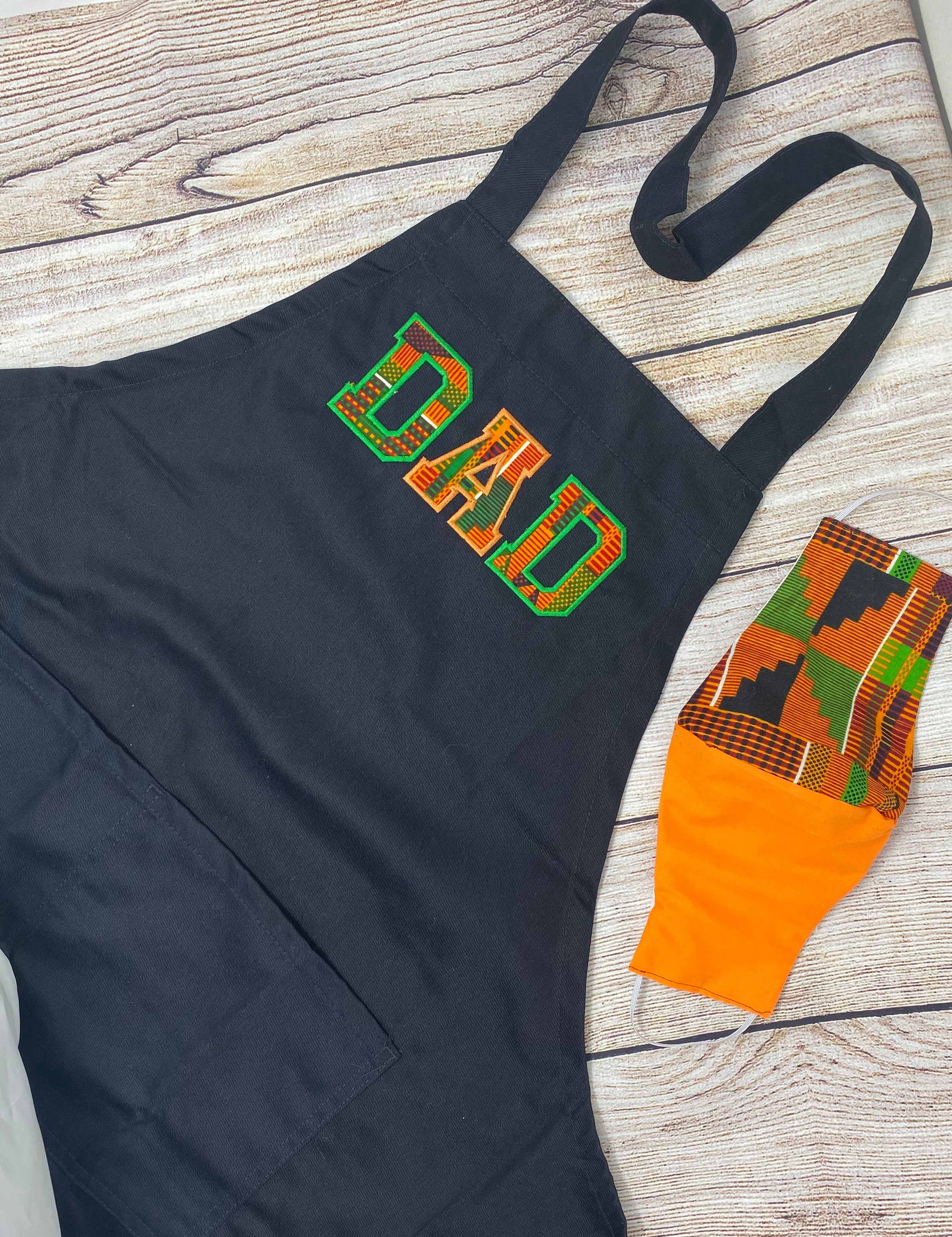 Kente Dad apron