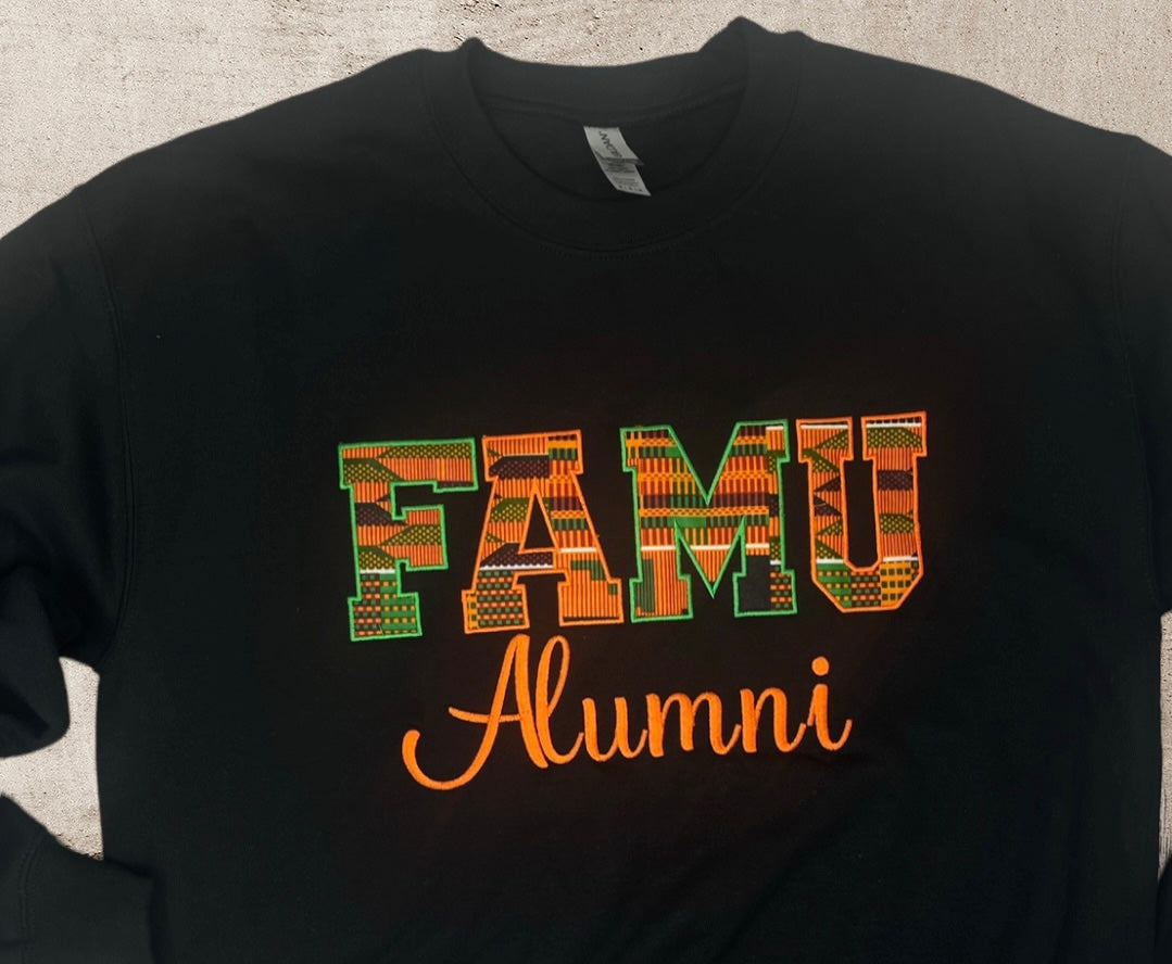 FAMU Alumni inspired Kente Sweatshirt