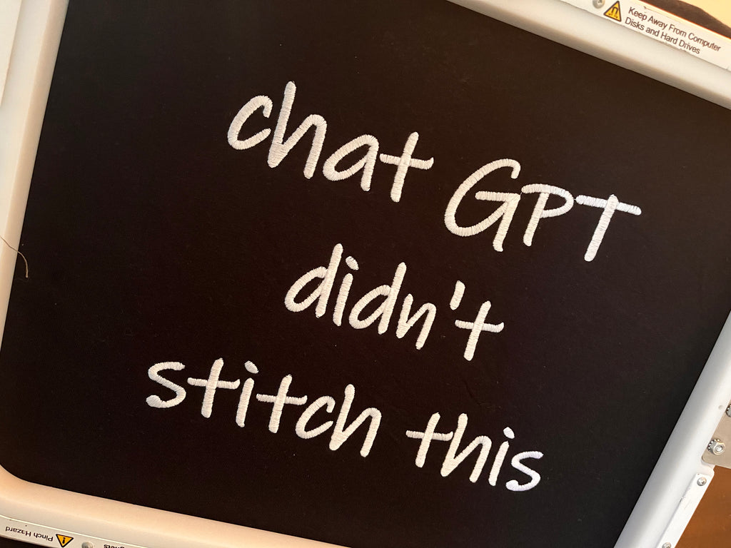 Chat GPT Didn’t Stitch This