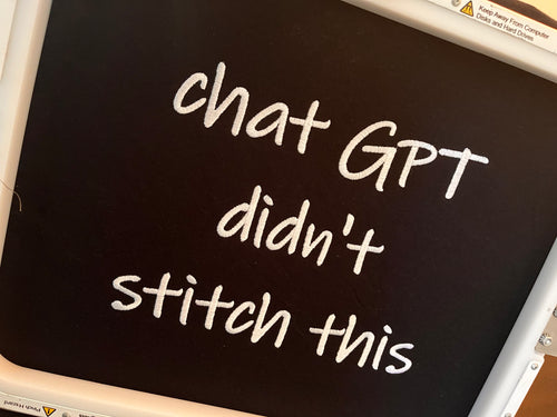 Chat GPT Didn’t Stitch This