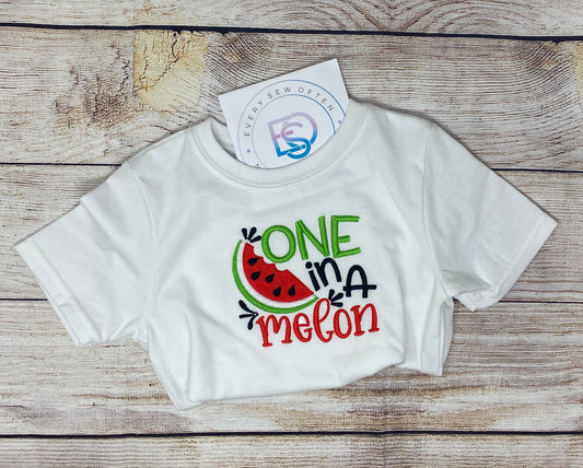 One In A Melon Birthday Shirt