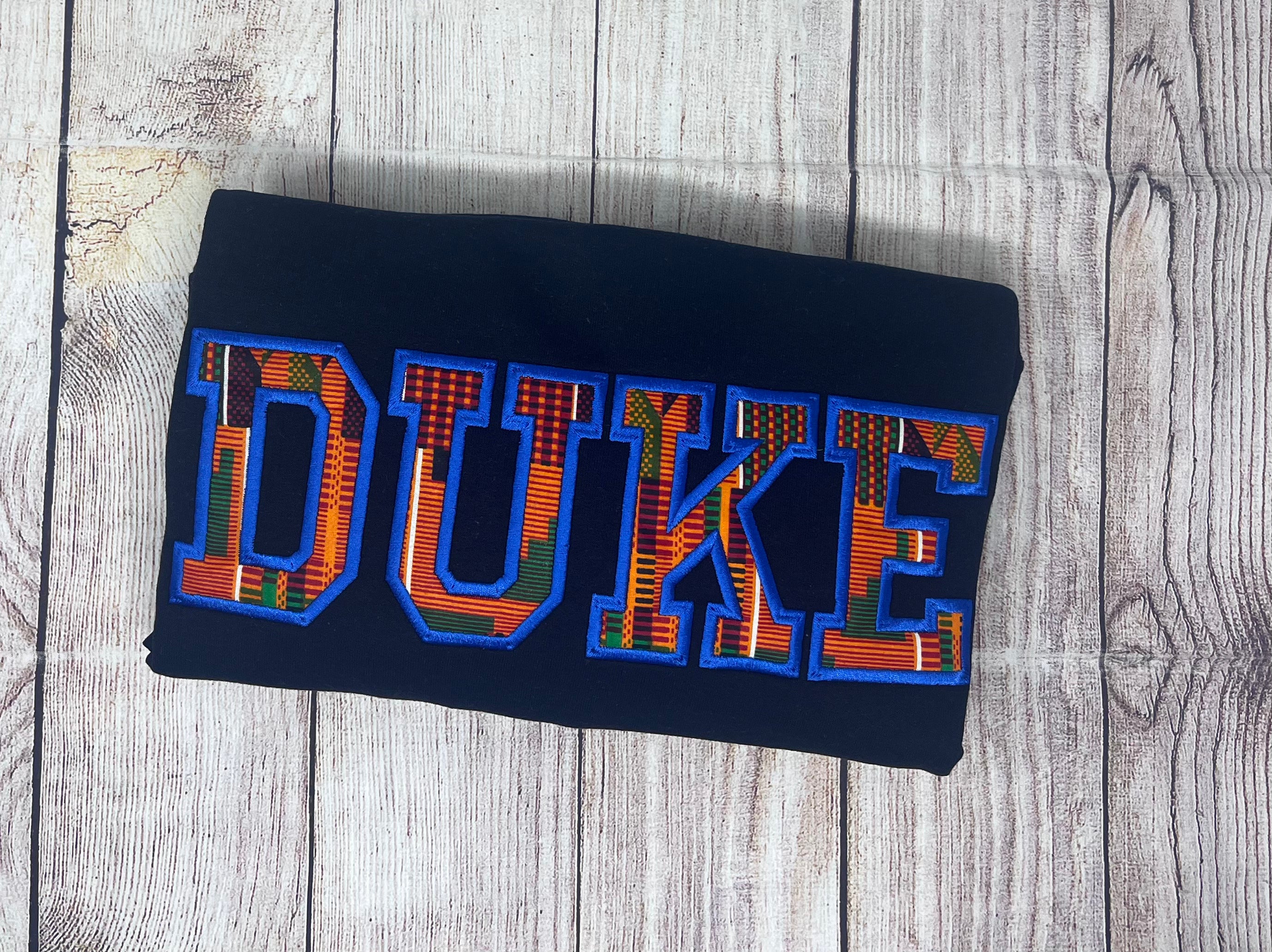 Duke inspired Kente Sweatshirt