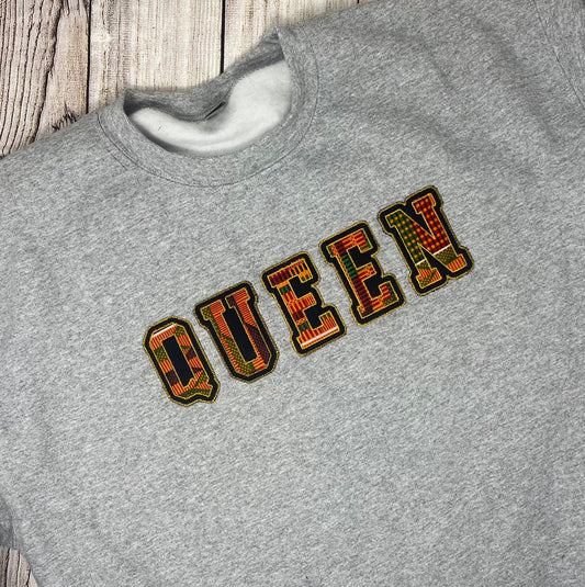 Varsity Queen Kente Sweatshirt