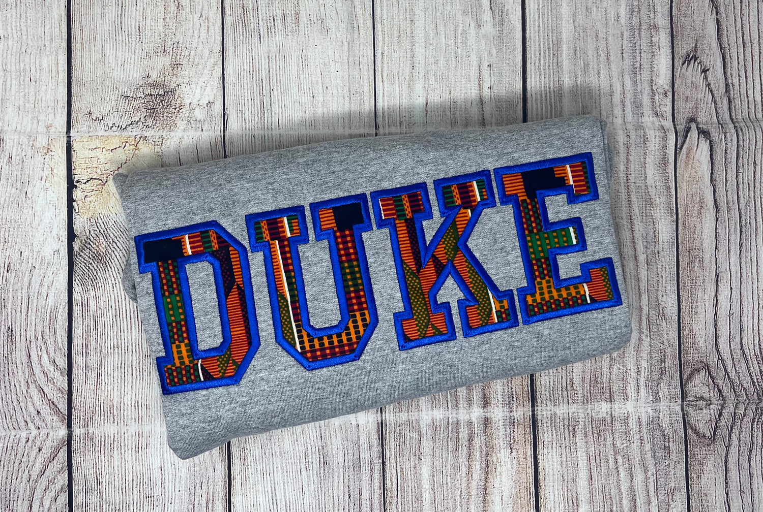 Duke embroidered sweatshirt clearance