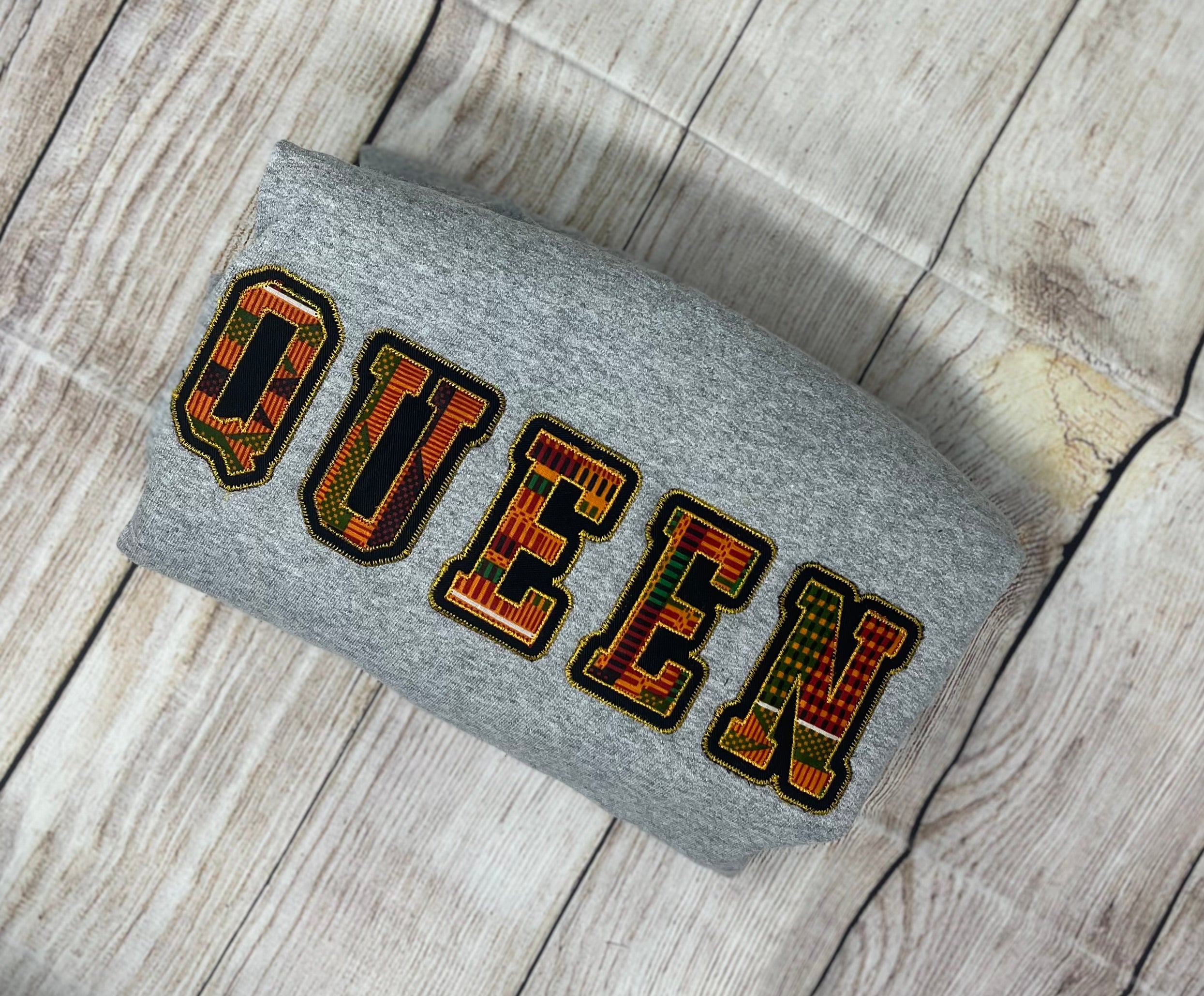Varsity Queen Kente Sweatshirt