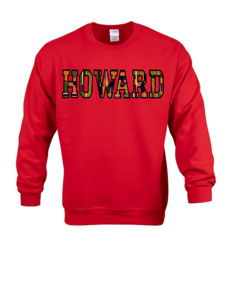 Howard inspired Kente Sweatshirt