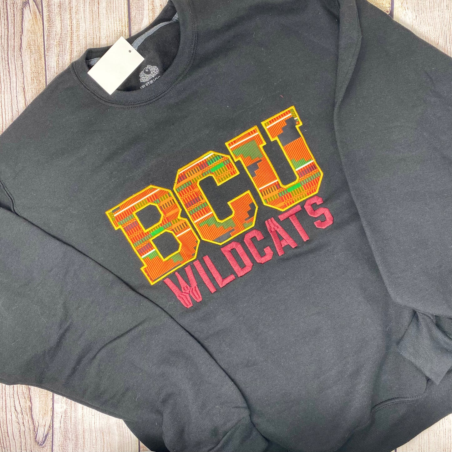 Bethune Cookman inspired Kente Sweatshirt