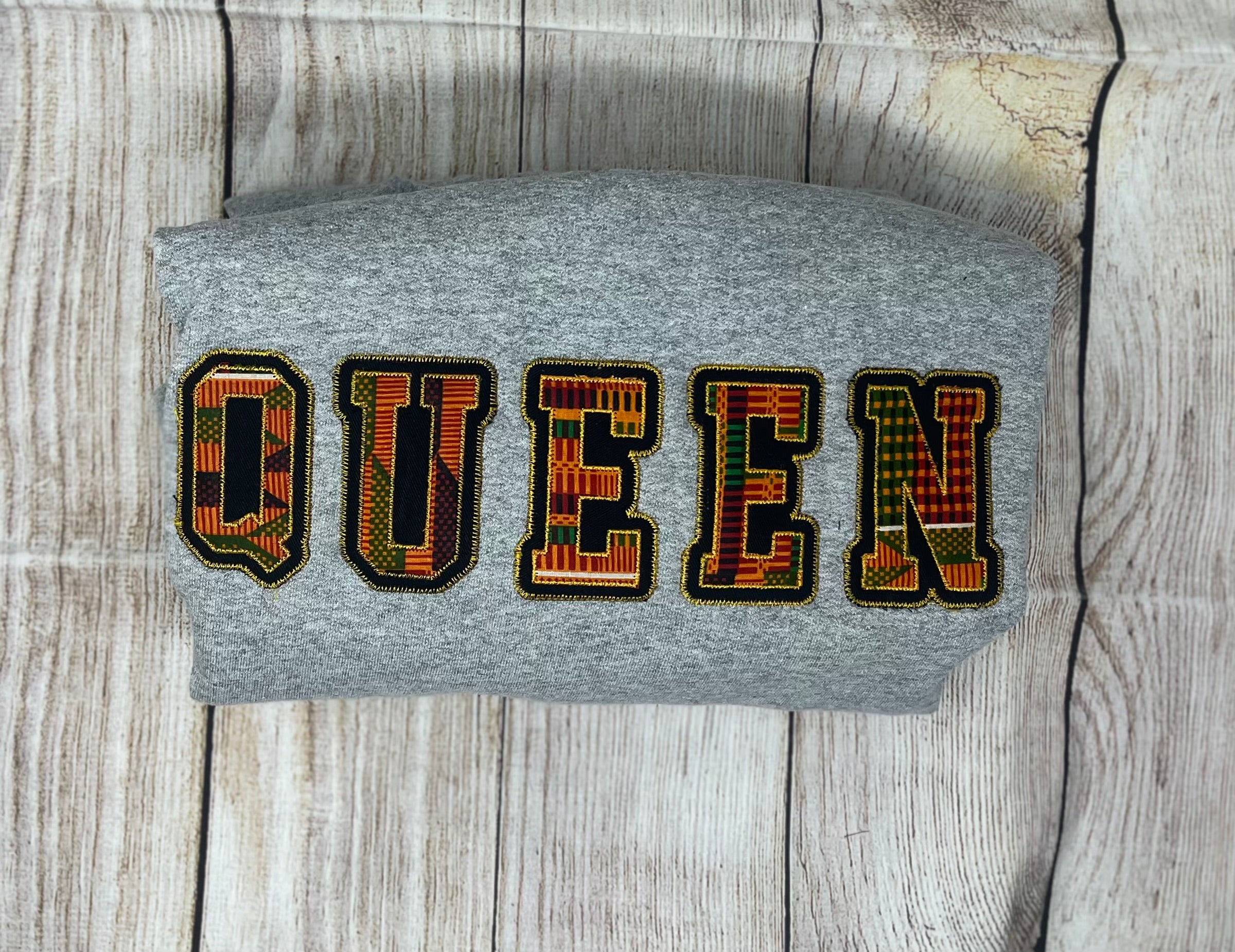Varsity Queen Kente Sweatshirt