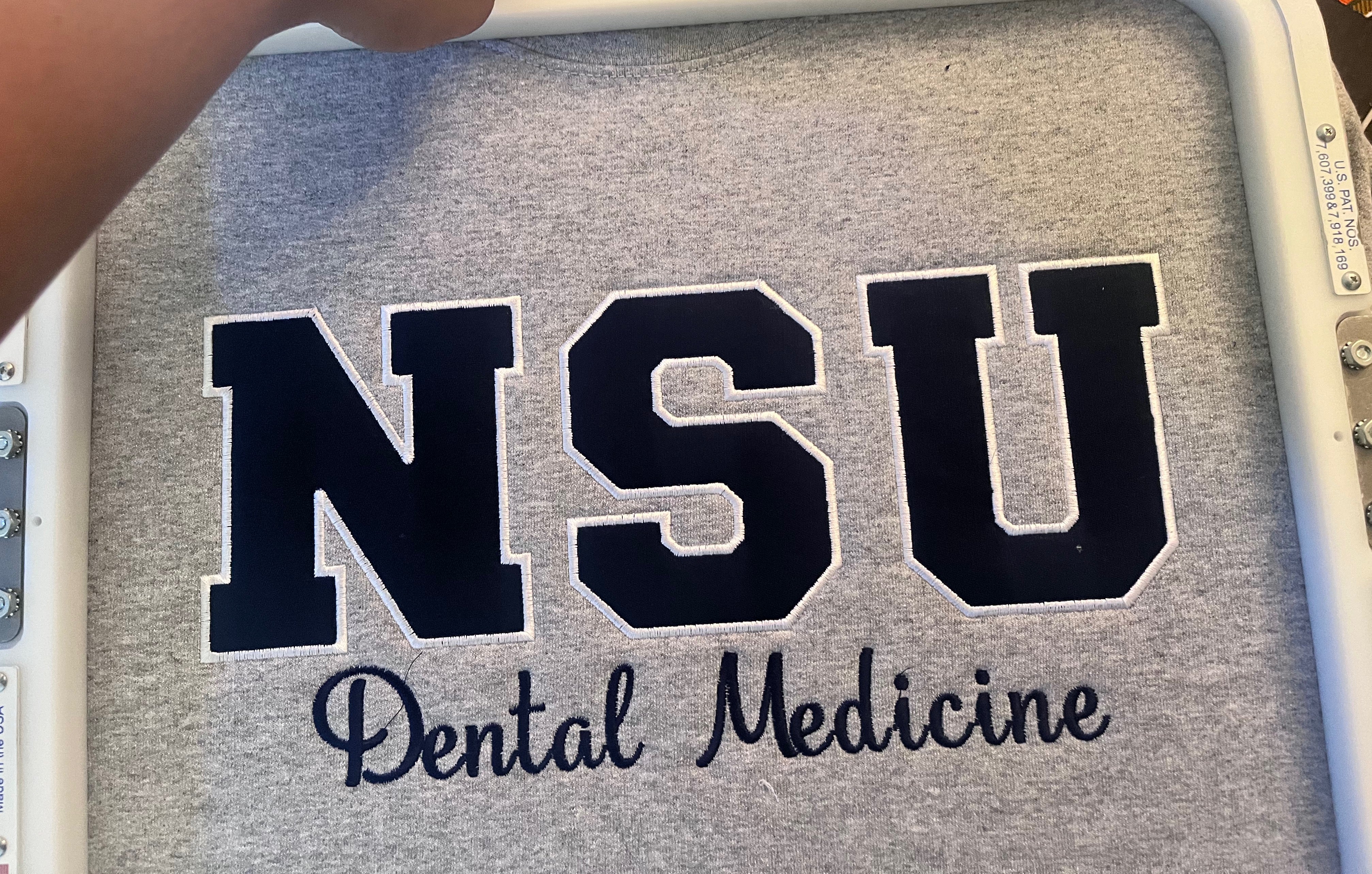 NSU inspired Dental College Sweatshirt – Every Sew Often Designs