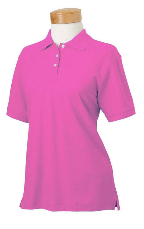 Ladies Pima Pique short sleeve polo