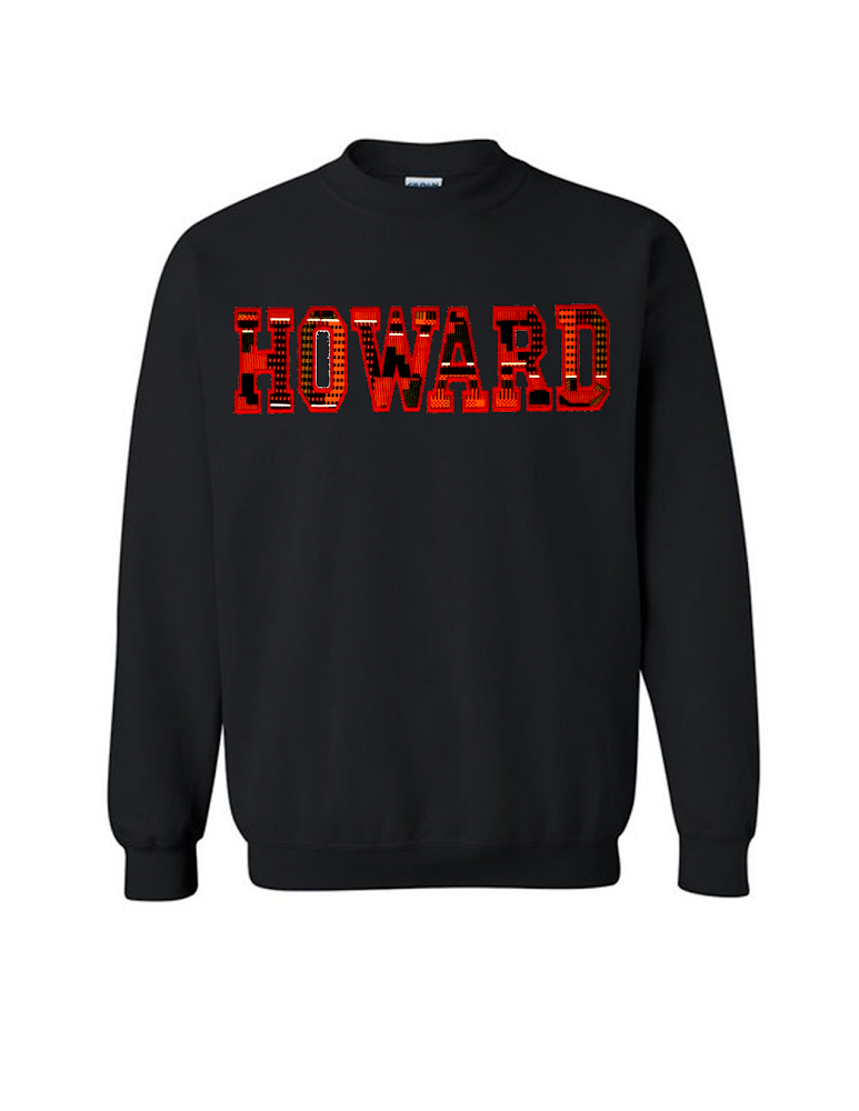 Howard inspired Kente Sweatshirt